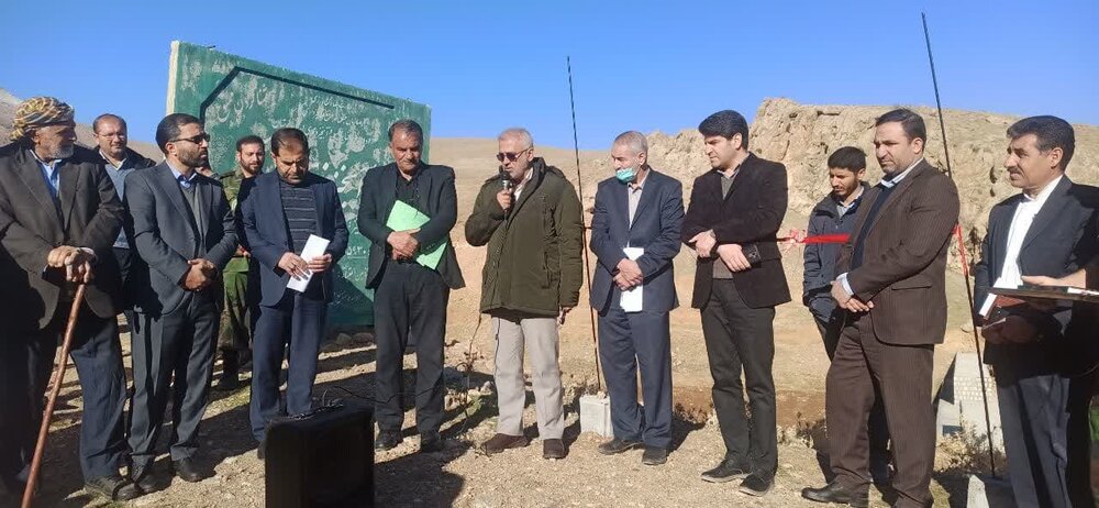 افتتاح بند سنگی ملاتی زرشکه شهرستان بروجرد