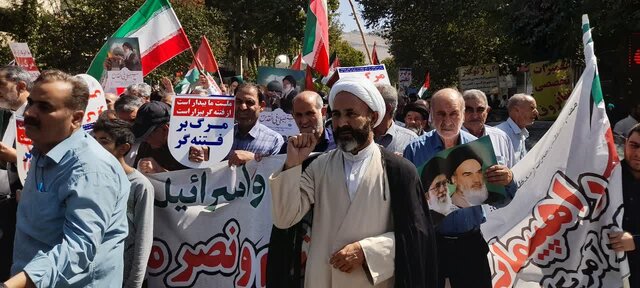 برگزاری راهپیمایی جمعه خشم و نصر در لرستان