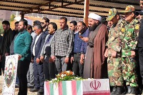 پیکر مطهر شهید پدافند ارتش در خرم‌آباد تشییع شد