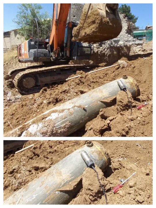 خنثی‌سازی بمب سنگرشکن در چگنی