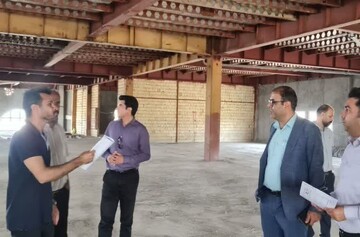 پیشرفت فیزیکی ۶۰ درصدی پروژه خوابگاه و سلف اداره کل ورزش و جوانان بروجرد