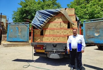 توقیف ۳۶۰ کارتن تخم‌مرغ بدون مجوز در دلفان