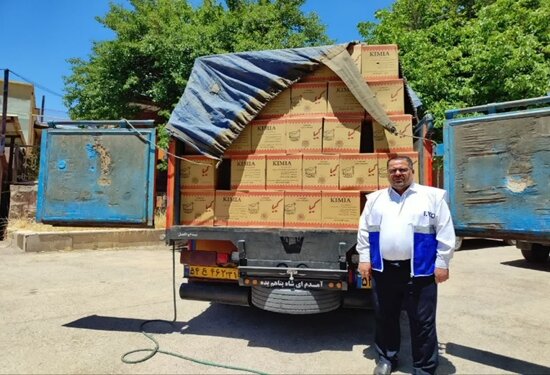توقیف ۳۶۰ کارتن تخم‌مرغ بدون مجوز در دلفان