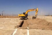 آماده‌سازی سایت ۸ هکتاری نهضت ملی مسکن در پلدختر