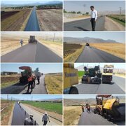 اجرای بیش از ۳۹ کیلومتر روکش آسفالت راه‌های فرعی و روستایی در لرستان
