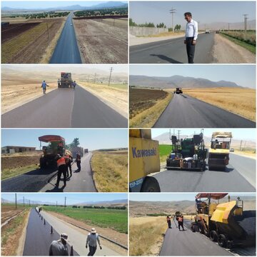 اجرای بیش از ۶۷ کیلومتر روکش آسفالت راه‌های فرعی و روستایی در لرستان