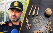کشف اشیای باستانی و ۵۳ سکه باستانی متعلق به هزاره اول قبل از میلاد