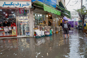 آبگرفتگی معابر شهر اراک