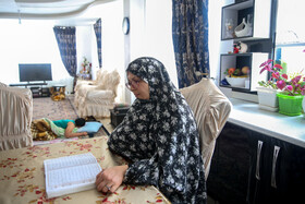 جزء خوانی قرآن کریم در خانه