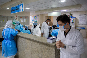 ابتلای ۱۳ نفر از پرسنل درمانی بیمارستان مدرس ساوه به کرونا 