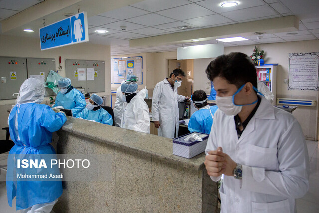 ابتلای ۱۳ نفر از پرسنل درمانی بیمارستان مدرس ساوه به کرونا 