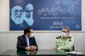 حضور سردار مفخمی شهرستانی فرمانده نیروی انتظامی استان مرکزی در ایسنا