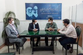 حضور معاون علمی پژوهشی سپاه روح الله در ایسنا