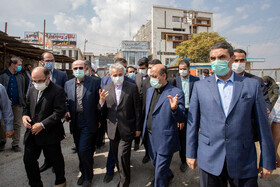 بازدید محمدباقر نوبخت، رئیس سازمان مدیرت و برنامه ریزی کشور از کتابخانه مرکزی اراک