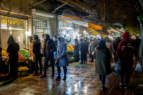 بازار اراک در آستانه شب یلدا
