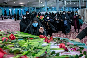 مراسم وداع با دو شهید گمنام دفاع مقدس - مصلی اراک