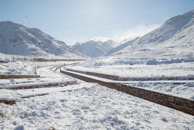 طبیعت برفی دره گردو - اراک