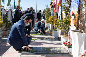 مراسم تجدید میثاق دانشگاهیان استان مرکزی با شهدای انقلاب اسلامی