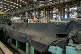 چند سال است بخشی از تجهیزات آذراب دست نخورده باقی مانده و روی آنها پارچه انداخته شده است.