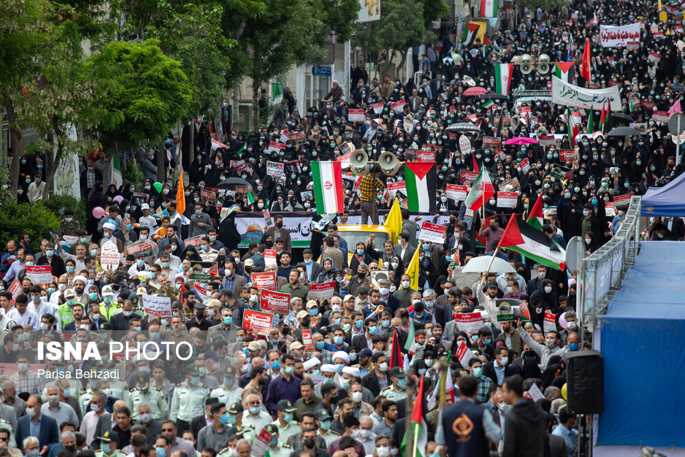 ISNA Intl. Quds Day marked in cities of Iran