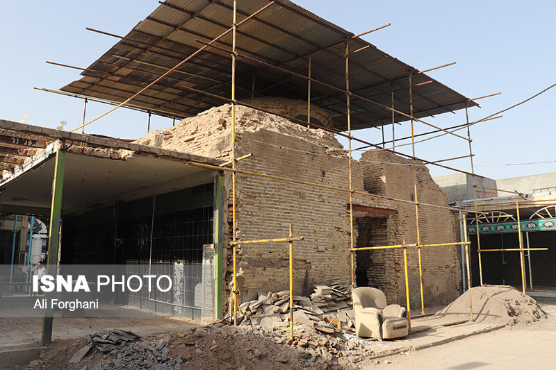 آغاز بازسازی یادگار دوره صفوی در ساوه