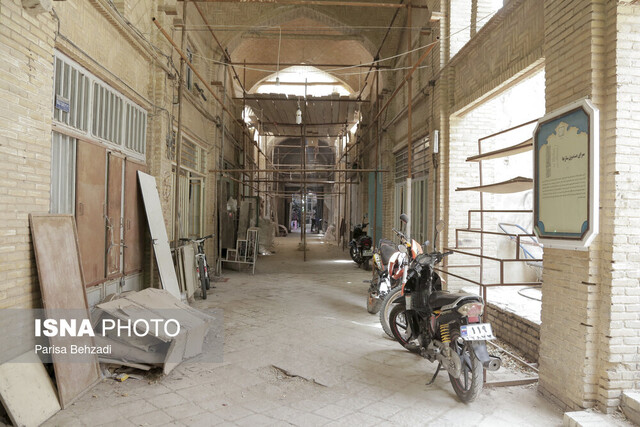 مرمت بازار اراک، همچنان لنگ طرح جامع!