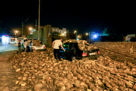 خسارت‌های باران سیل آسا و طوفان در اراک