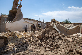 چهار روز پس از وقوع سیل در روستای آهنگران