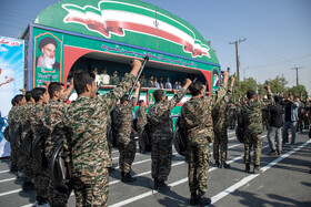 رژه نیروهای مسلح استان مرکزی در هفته دفاع مقدس