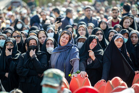 تشییع پیکر شهید مدافع امنیت "سجاد فراهانی" در اراک