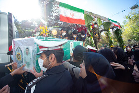 تشییع پیکر شهید مدافع امنیت "سجاد فراهانی" در اراک