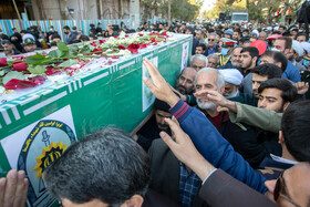 تشییع پیکر شهید مدافع امنیت "سجاد فراهانی" در اراک