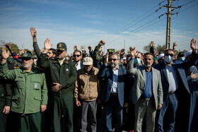 تشییع پیکر شهید مدافع امنیت "سجاد فراهانی" در اراک