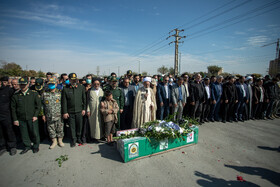 تشییع پیکر شهید مدافع امنیت "سجاد فراهانی" در اراک
