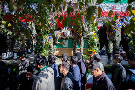 تشییع پیکر شهید مدافع امنیت "سجاد فراهانی" در اراک