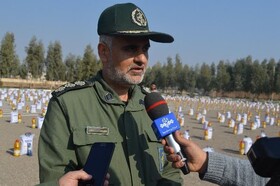 توزیع ۱۲۰۰ بسته معیشتی همزمان با سالگرد شهادت سردار سلیمانی در ساوه