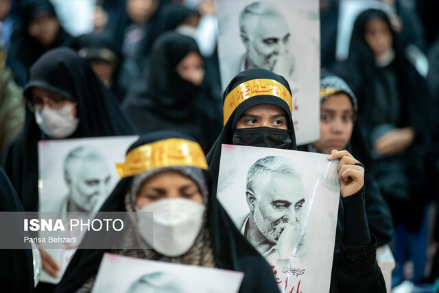 مراسم گرامیداشت سالگرد شهادت سردار سلیمانی در اراک