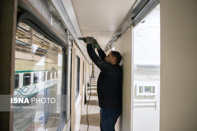 واگن‌پارس روی ریل تولید