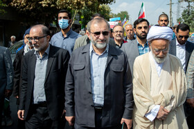 راهپیمایی مردم اراک در محکومیت جنایات رژیم صهیونیستی در فلسطین