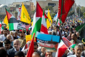 راهپیمایی مردم اراک در محکومیت جنایات رژیم صهیونیستی در فلسطین