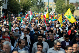 راهپیمایی مردم اراک در محکومیت جنایات رژیم صهیونیستی در فلسطین