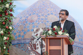 سخنرانی عزت‌الله ضرغامی، وزیر میراث فرهنگی، صنایع دستی و گردشگری در دومین جشنواره ملّی انار ساوه