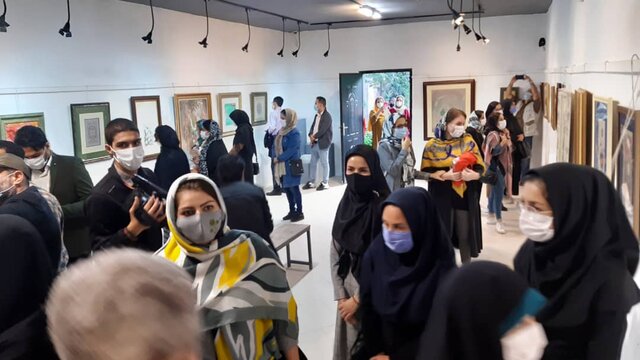 دومین نمایشگاه نگارگران مازندران گشایش یافت