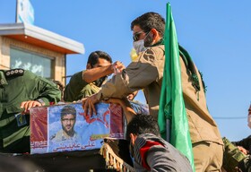 استقبال ماندگار مردم بابلسر از شهید مدافع حرم فریدونکناری