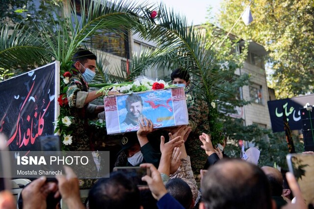 "شهید رادمهر" تا بهشت بدرقه شد