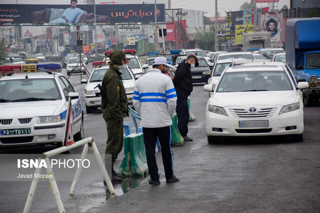 تداوم اعمال محدودیت‌های کرونایی در مبادی ورودی مازندران