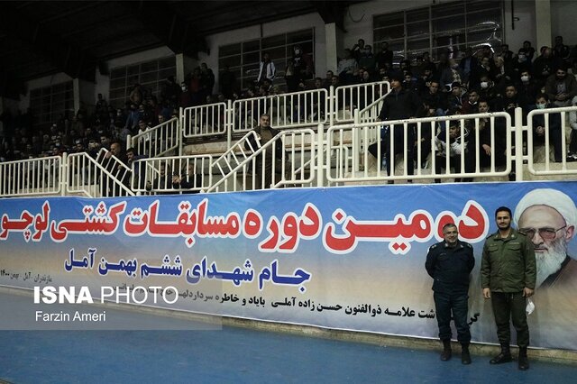 برگزاری مسابقات کشتی لوچو جام شهدای ششم بهمن آمل