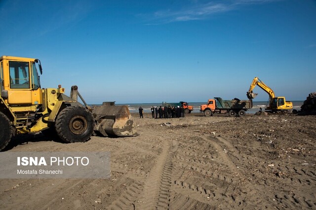 آزادسازی سواحل نوشهر در قاب ایسنا