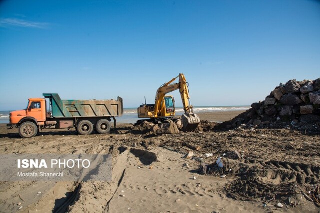 آزادسازی سواحل نوشهر در قاب ایسنا