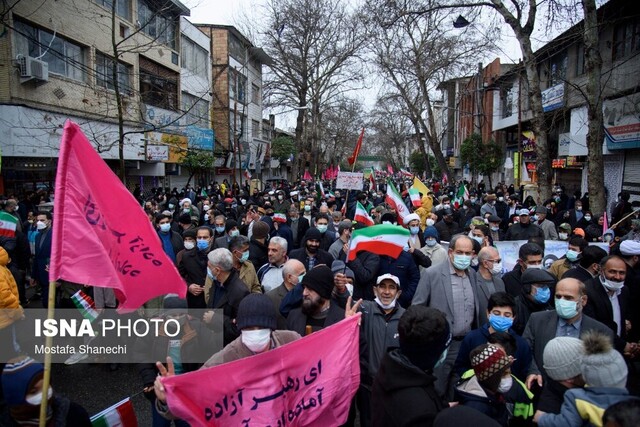 جشن چهل و سومین سالروز پیروزی انقلاب اسلامی ایران در ساری